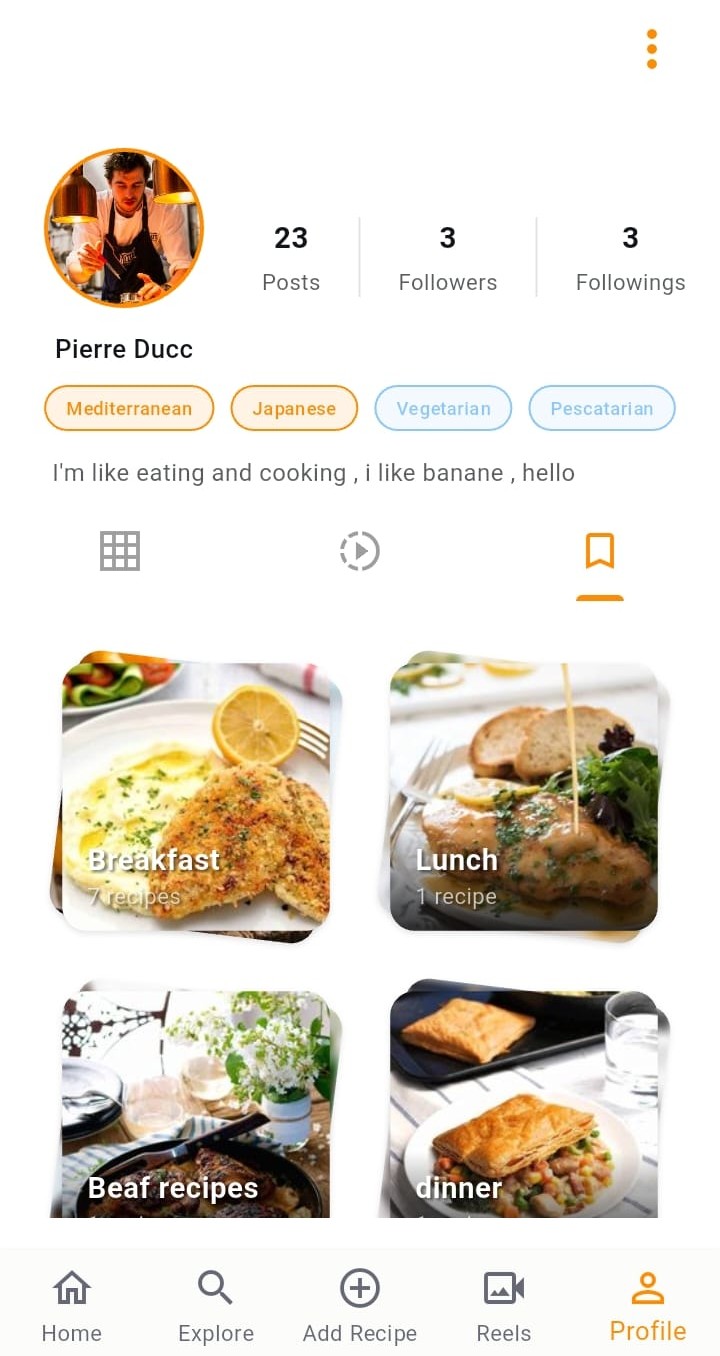 Kookden User Profile Screenshot